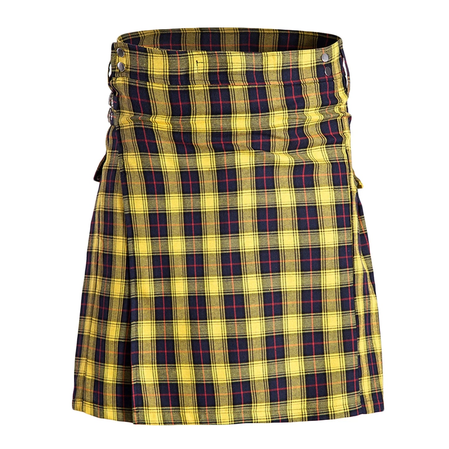 Premium Scottish Men's Traditional Highland Tartan Kilt Modern Utility Kilt - Made to order