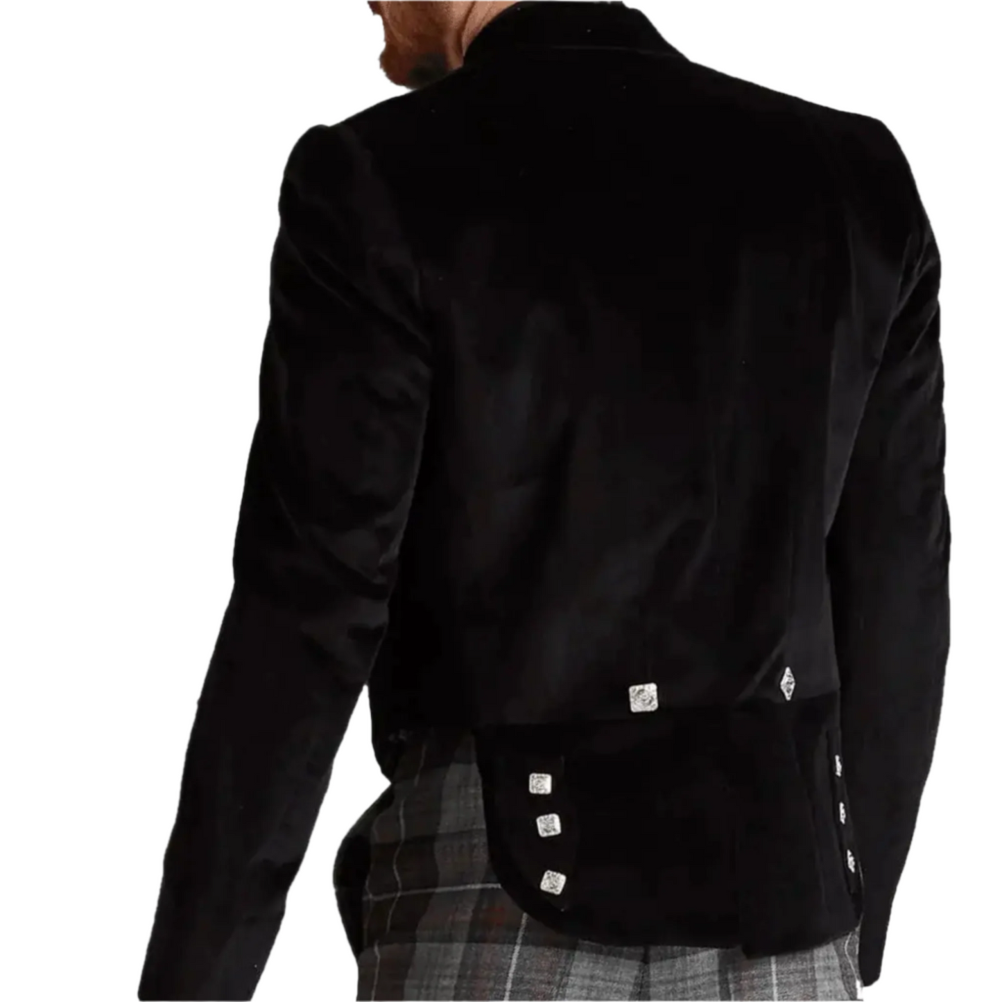 Traditional Black Velvet Prince Charlie Jacket Time-Honored Tradition