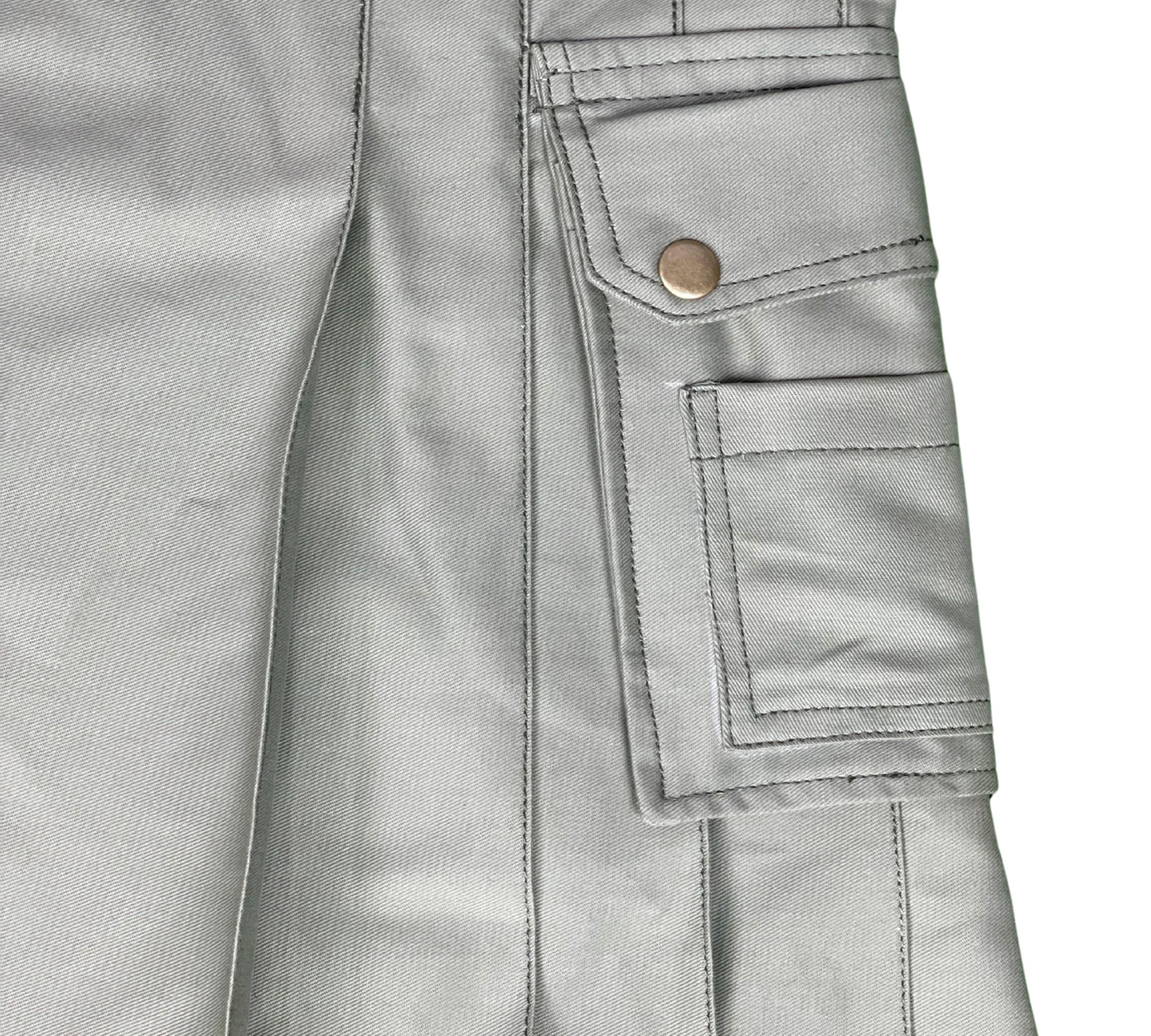 Men's Modern Khaki Cargo Kilt | Utility Kilt with Pockets & Buckle Straps