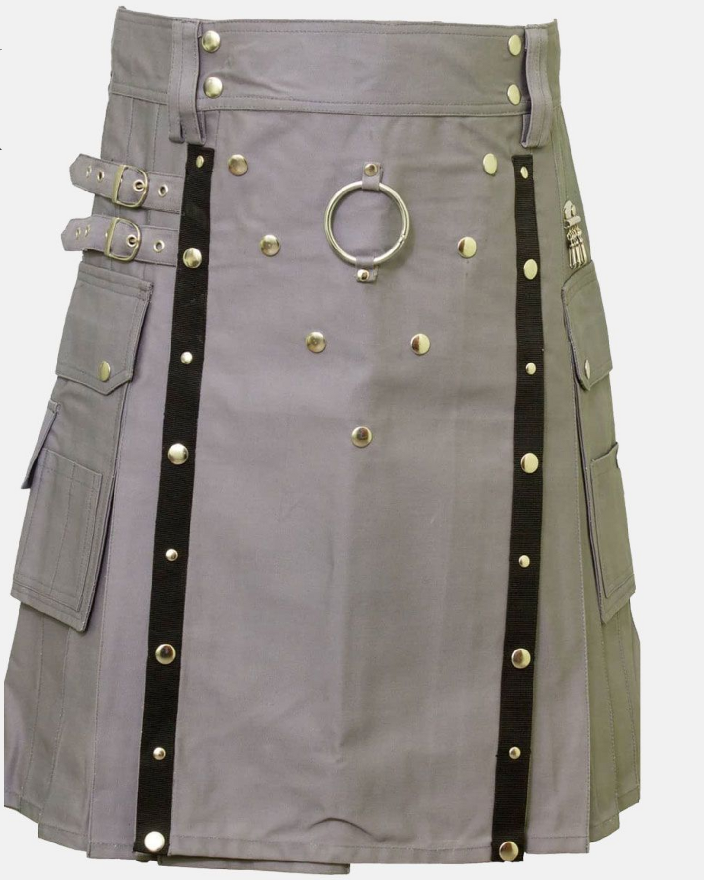 Modern Grey Utility Kilt – Stylish, Durable, and Functional Workwear