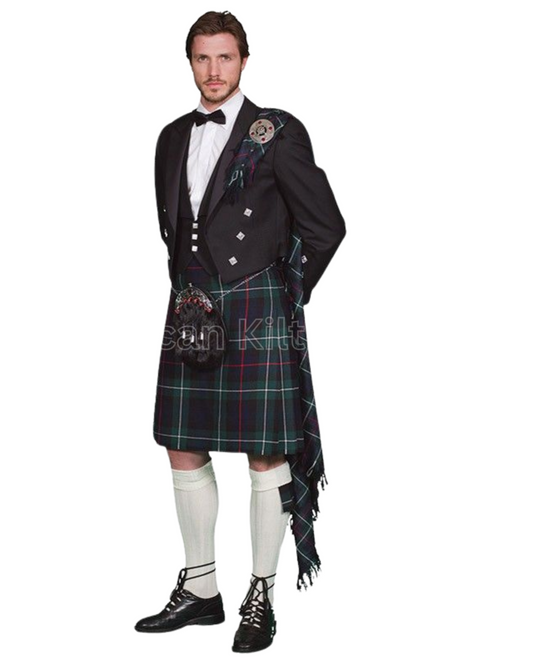 The Prince Charlie Outfit with Waistcoat and Kilt for Majestic Scottish Occasions