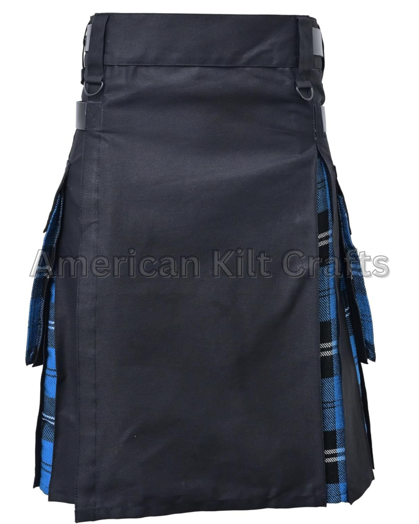 Custom Ramsey Blue Hybrid Kilt – Made for Comfort & Style