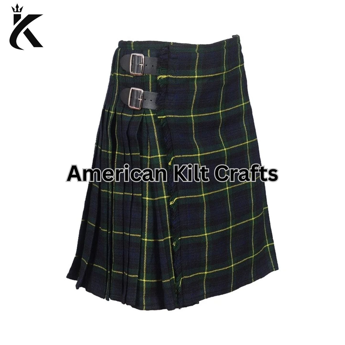 Scottish Handmade Gordon Modern Tartan Kilt – 16oz Heavyweight