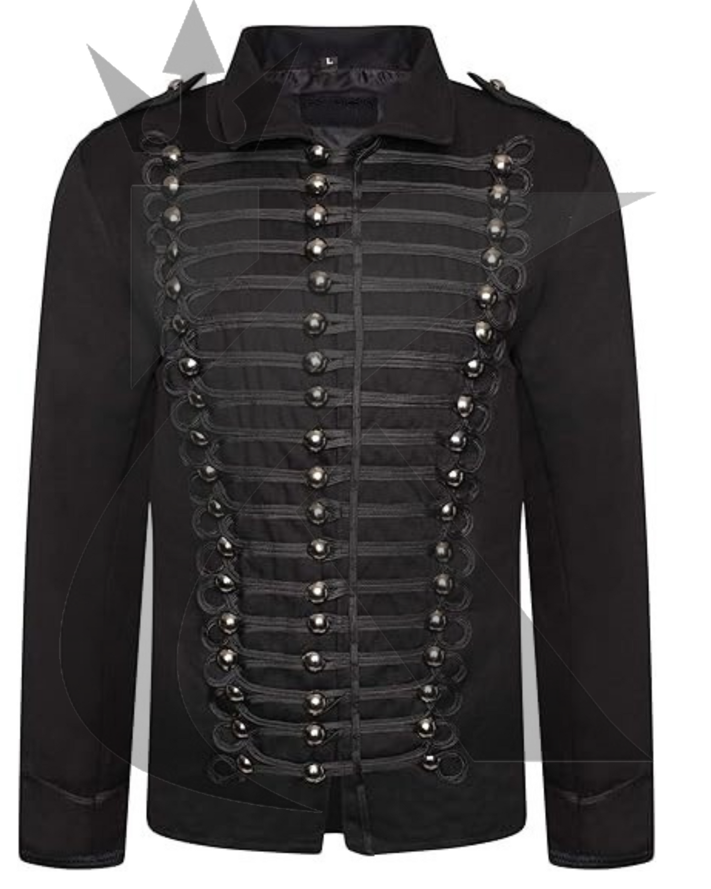 Men’s Military Parade Jacket – Gothic Steampunk Hussar Band Coat