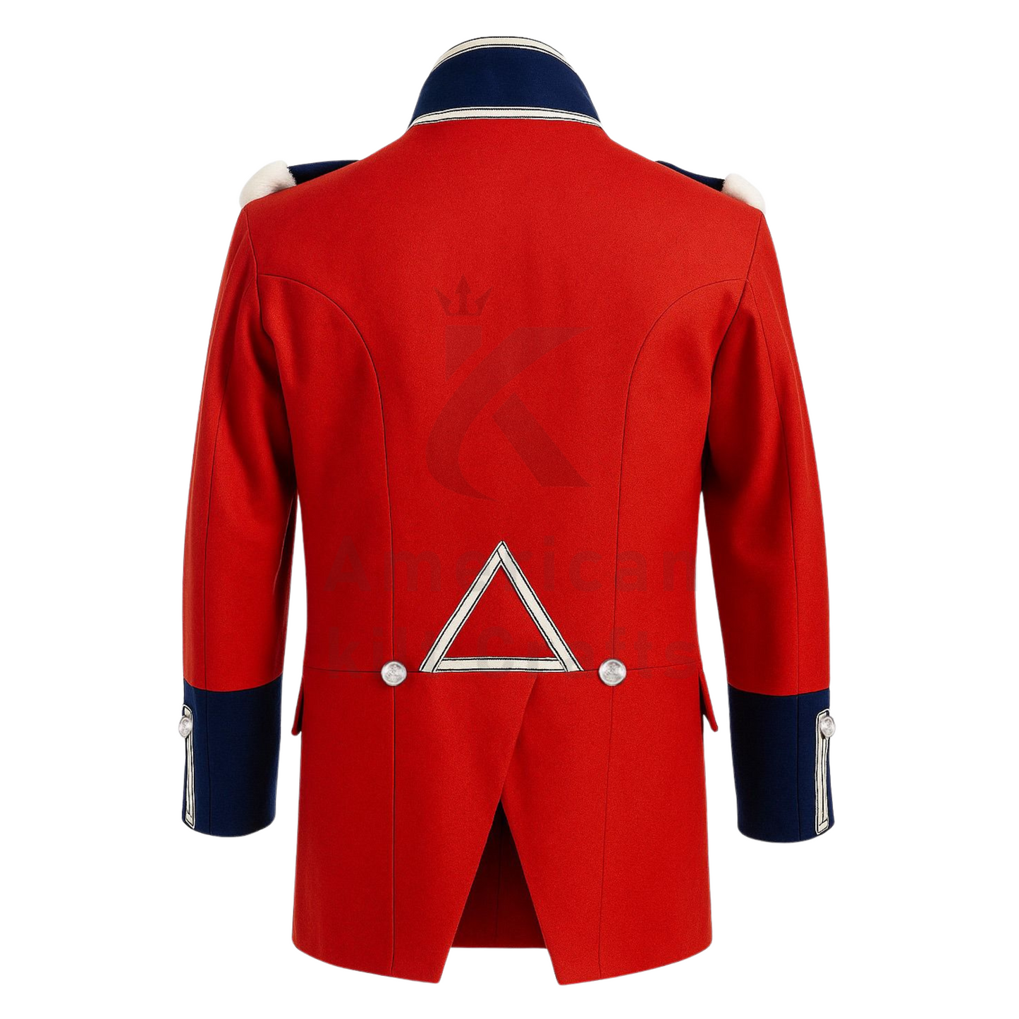 Men’s British Redcoat Regiment Jacket – 18th Century Military Tailcoat | Revolutionary War Uniform