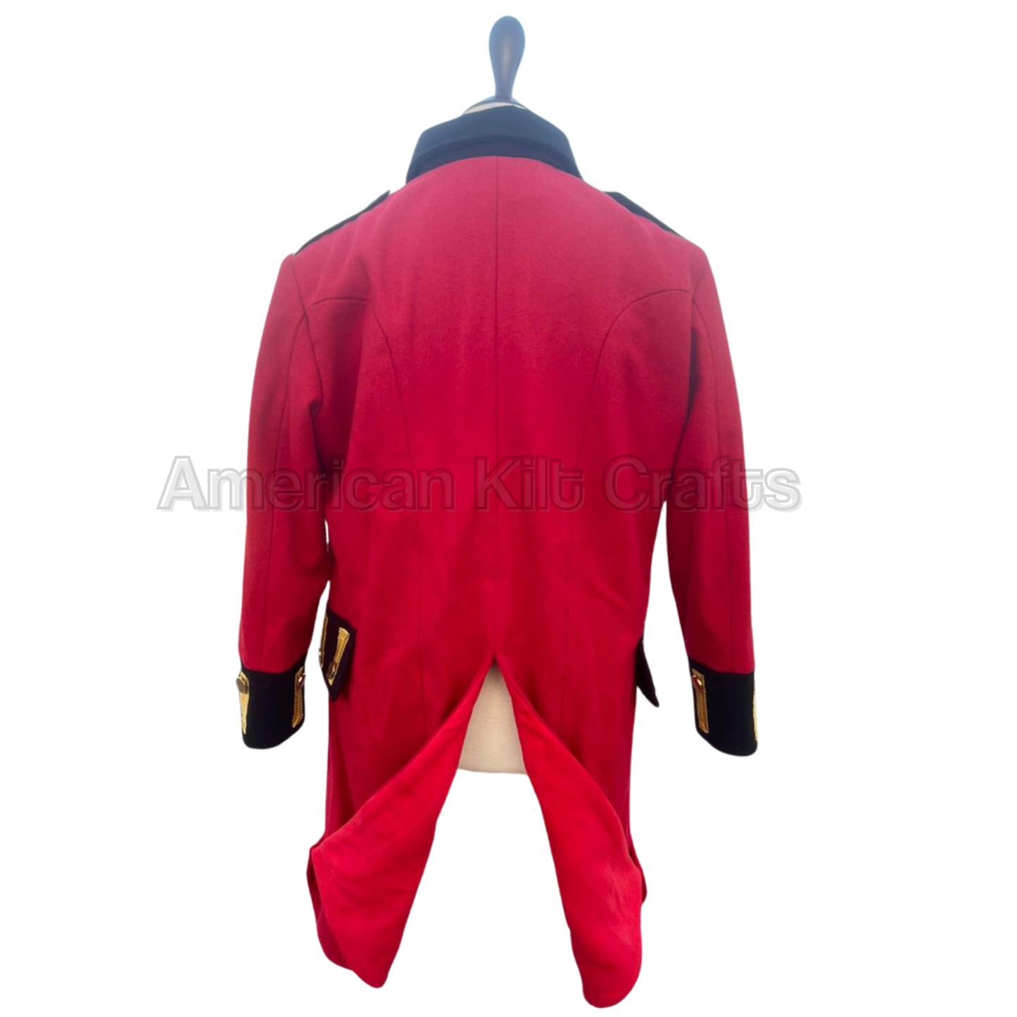1789 Royal British Redcoat Tailcoat — Men’s Lancer Officer Jacket | Screen-Worn British Soldier Uniform | Historical Reenactment & Costume