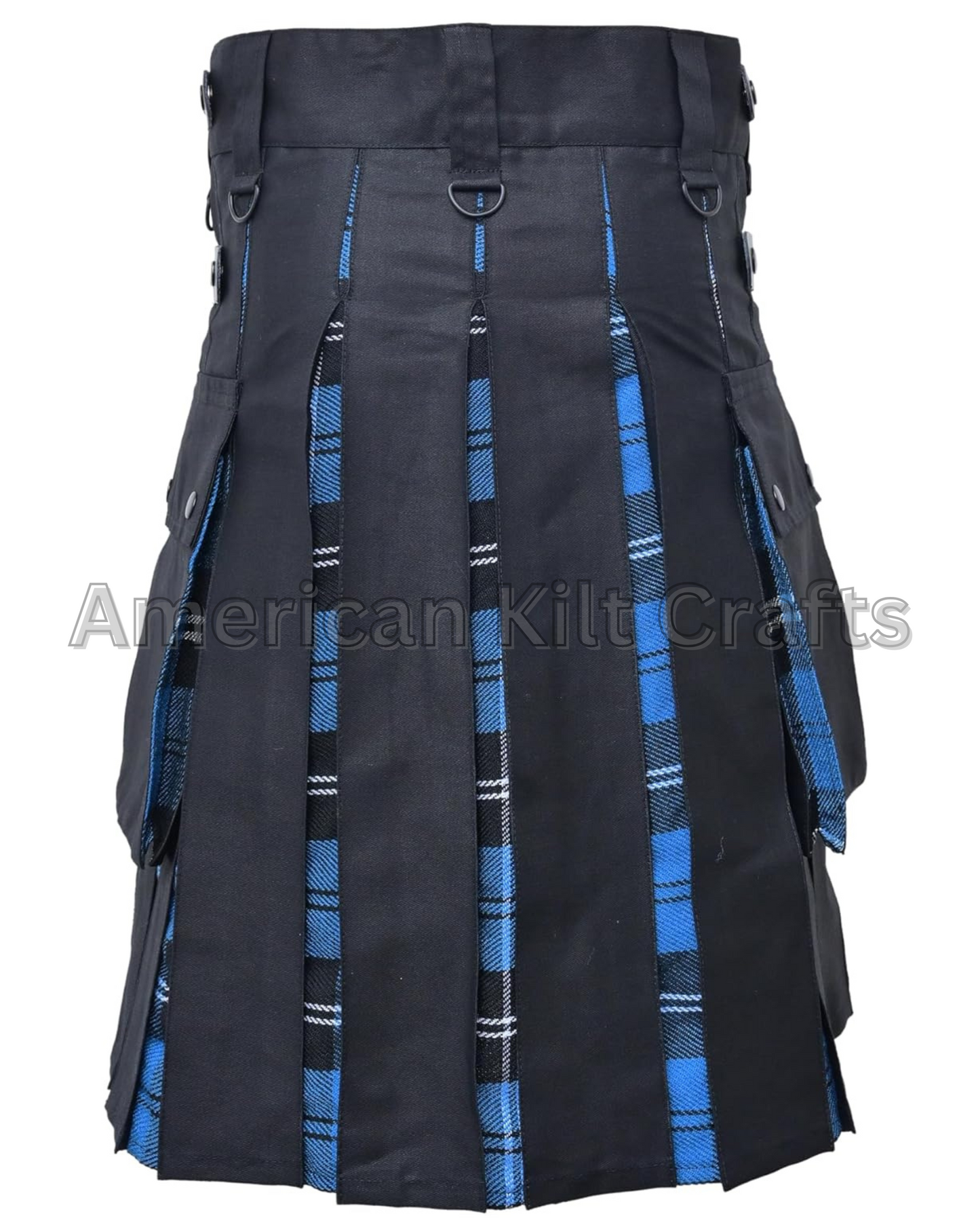 Custom Ramsey Blue Hybrid Kilt – Made for Comfort & Style