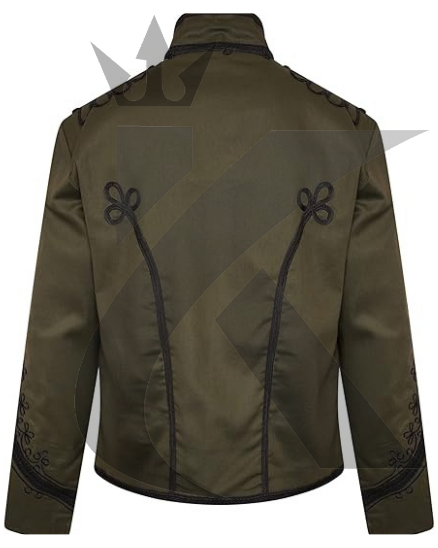 Men’s Military Napoleon Jacket – Gothic Steampunk Embroidered Tailcoat