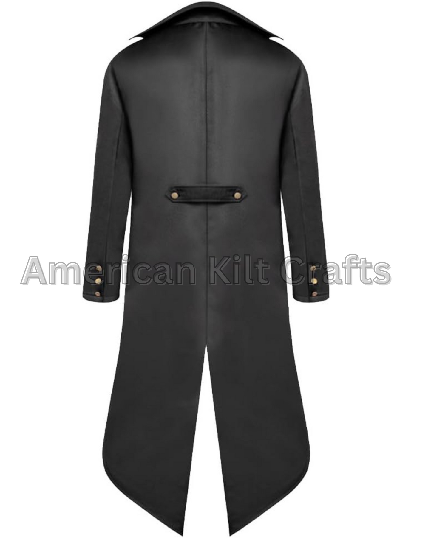 Men’s Steampunk Vintage Tailcoat Jacket – Gothic Victorian Frock Coat for Halloween, Cosplay, and Themed Events