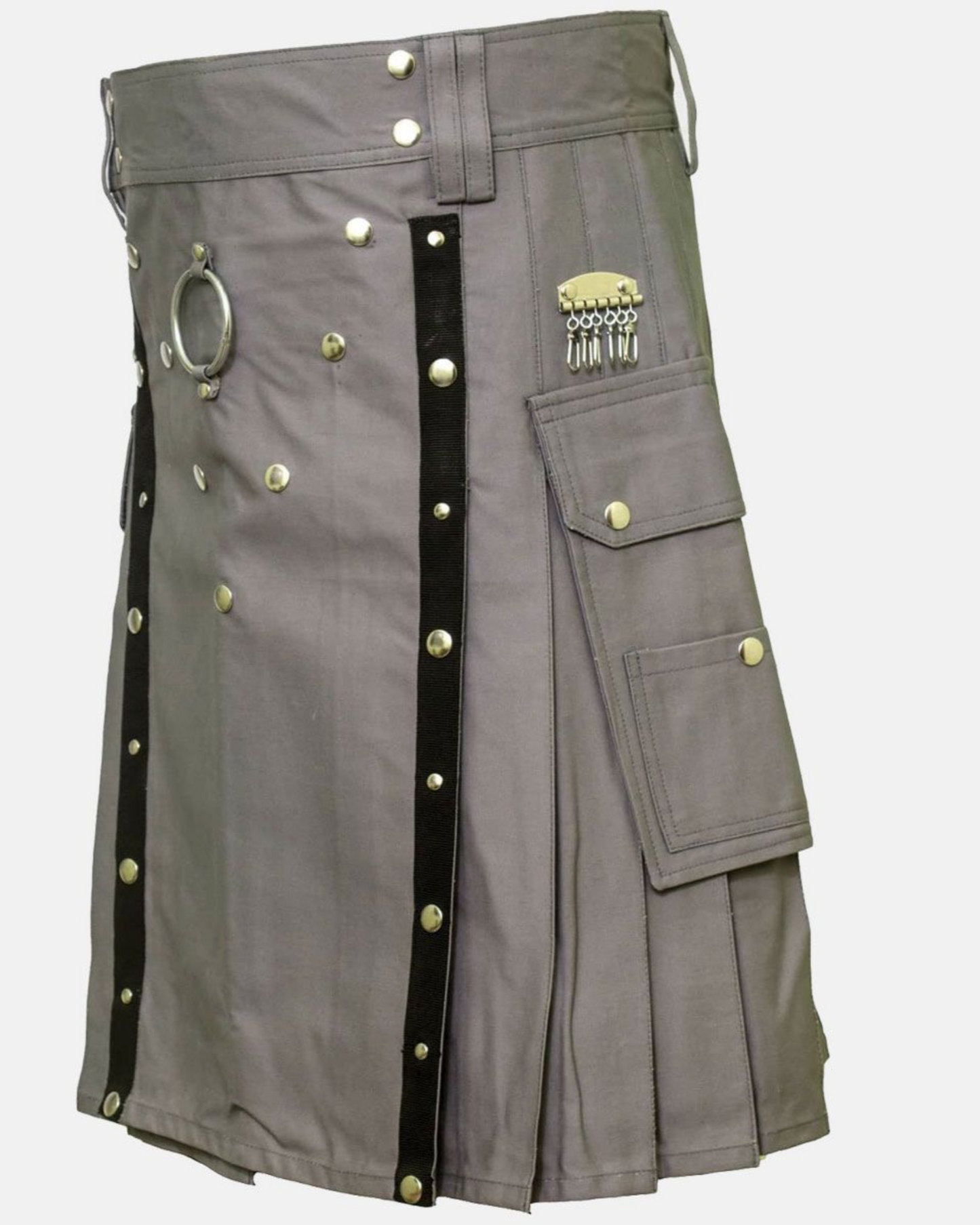 Modern Grey Utility Kilt – Stylish, Durable, and Functional Workwear