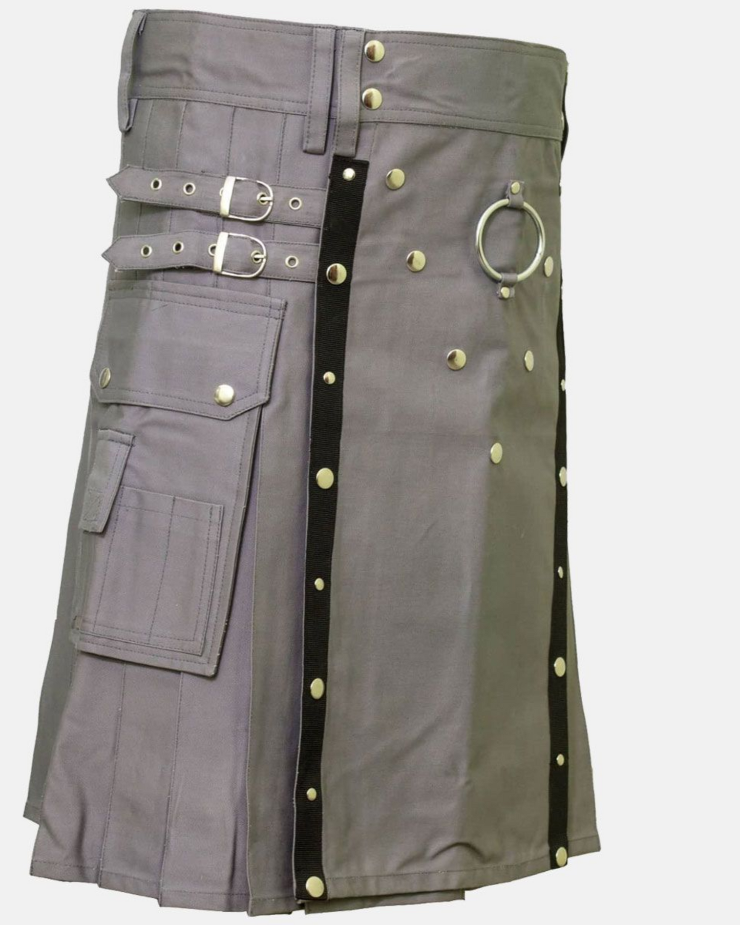Modern Grey Utility Kilt – Stylish, Durable, and Functional Workwear