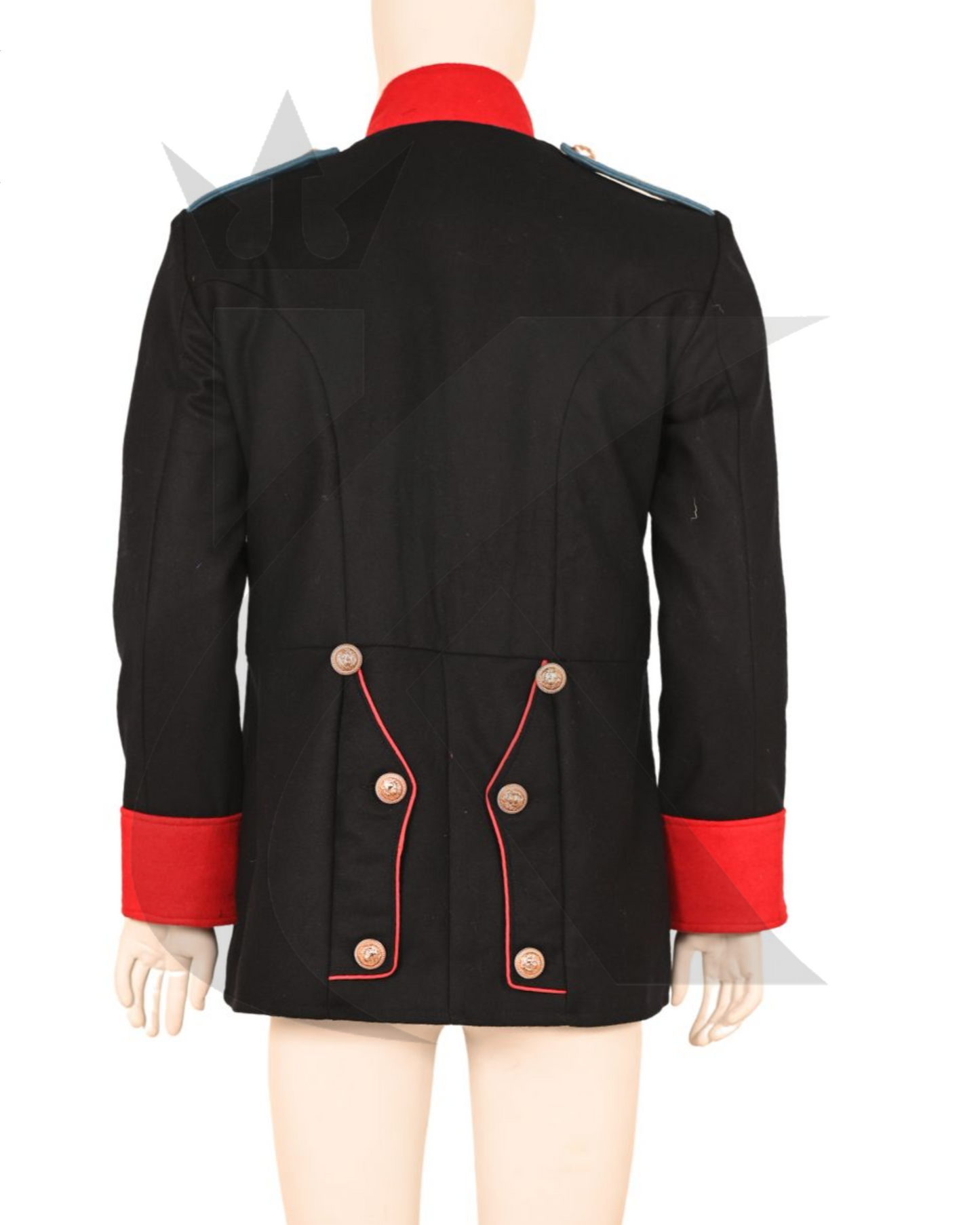 AMERICAN KILT CRAFTS Men’s Black Royal British War Jacket – Anglo Zulu Civil War Jacket