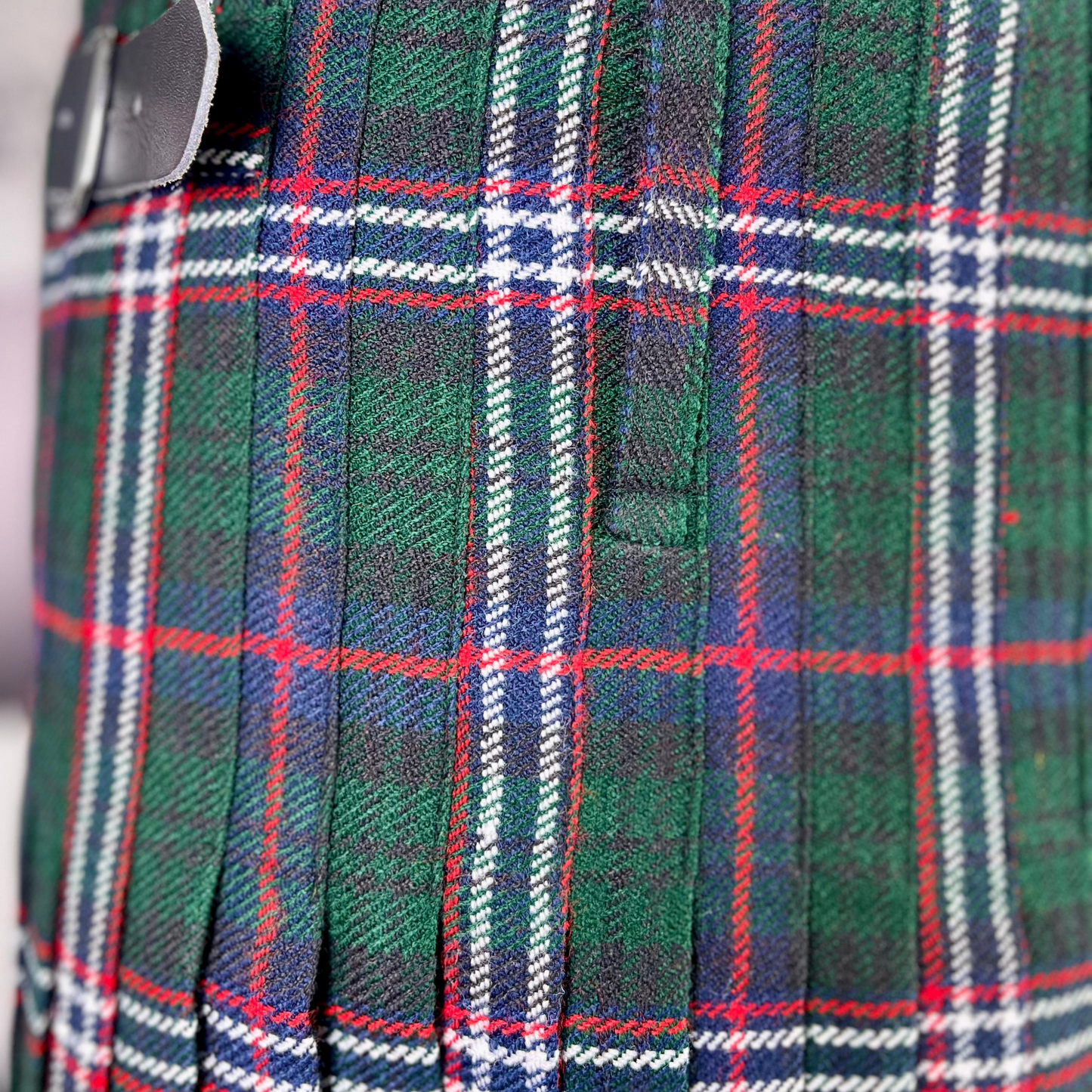 Men's Scottish National Tartan Kilt | Premium Acrylic Wool Kilt | Authentic Highland Dress