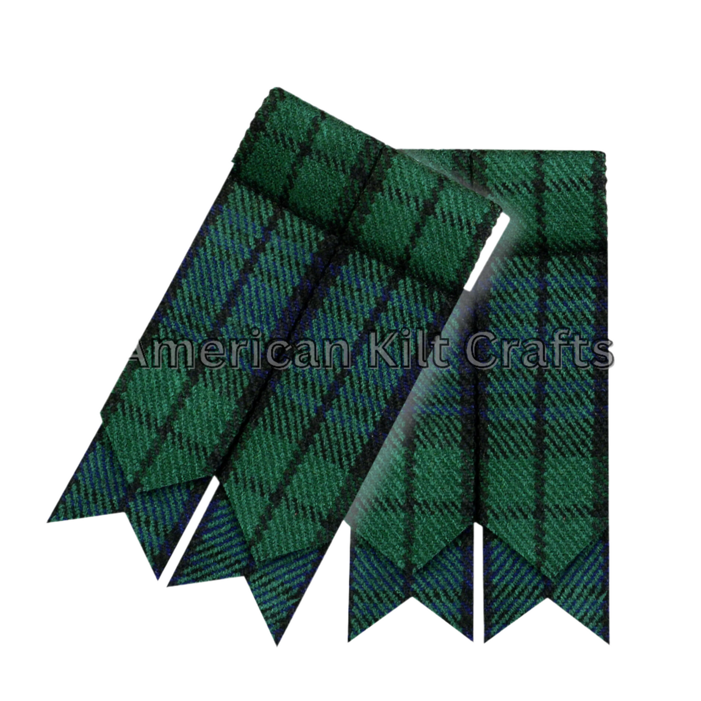 Enhance Your Kilt with Black Watch Tartan Flashes