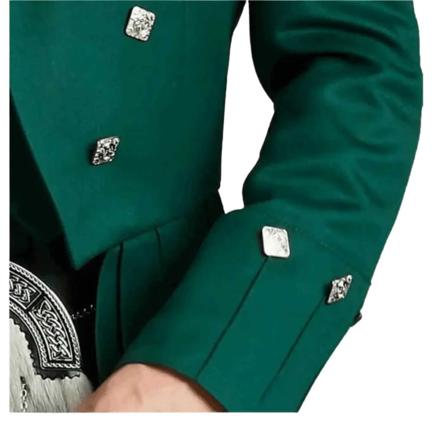 Scottish Green Prince Charlie Jacket Stand Out in Style