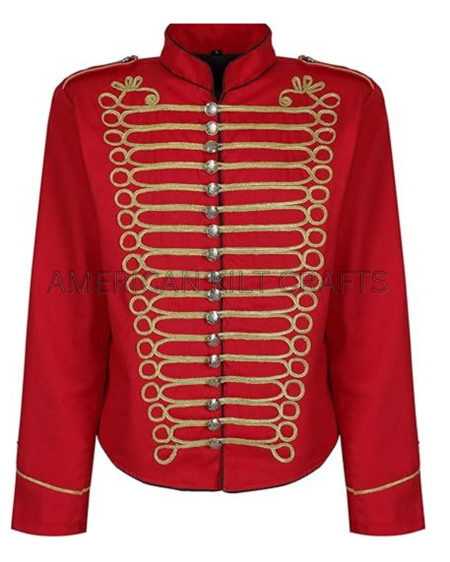 New Traditional Scottish Men’s Military Drummer Parade Jacket - The Perfect Blend of Tradition and Trend