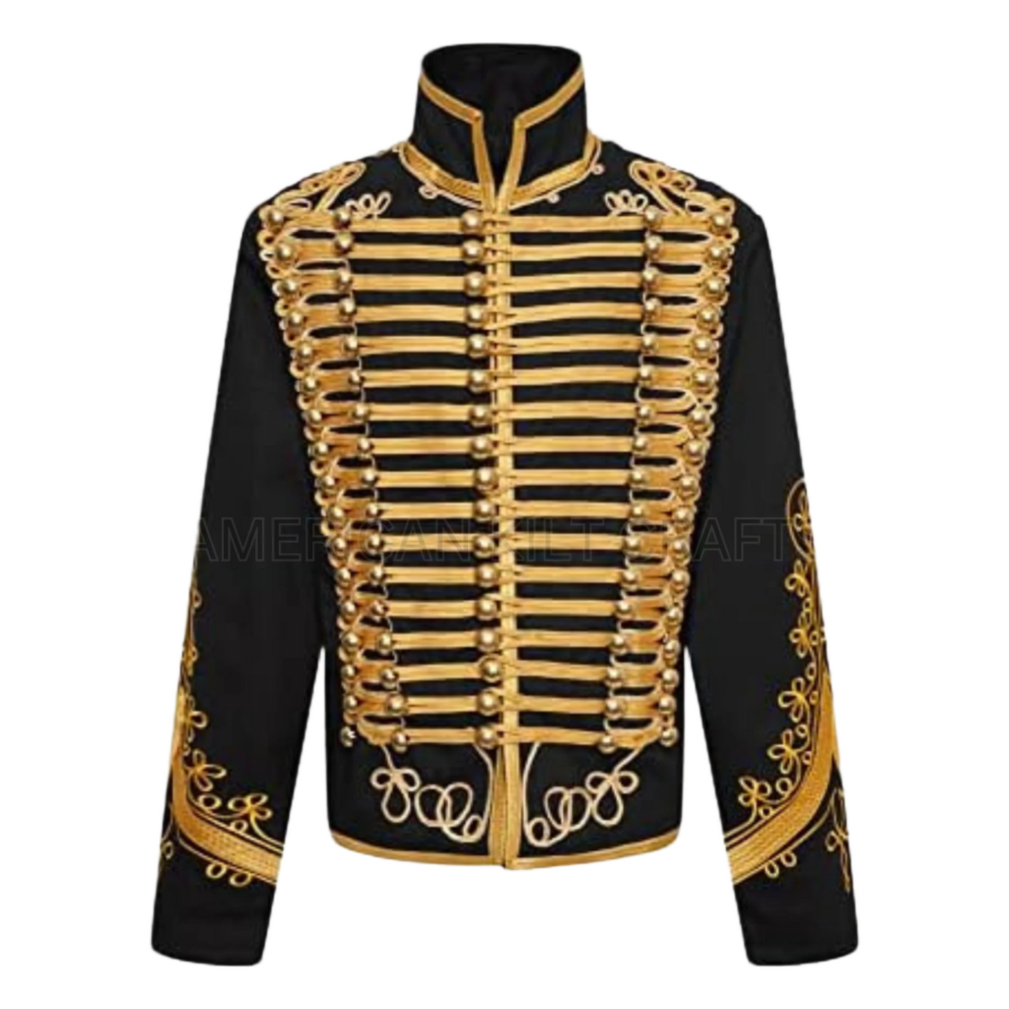 New Traditional Scottish Men’s Marching Band Drummer Military Jacket - A Beat Above the Rest