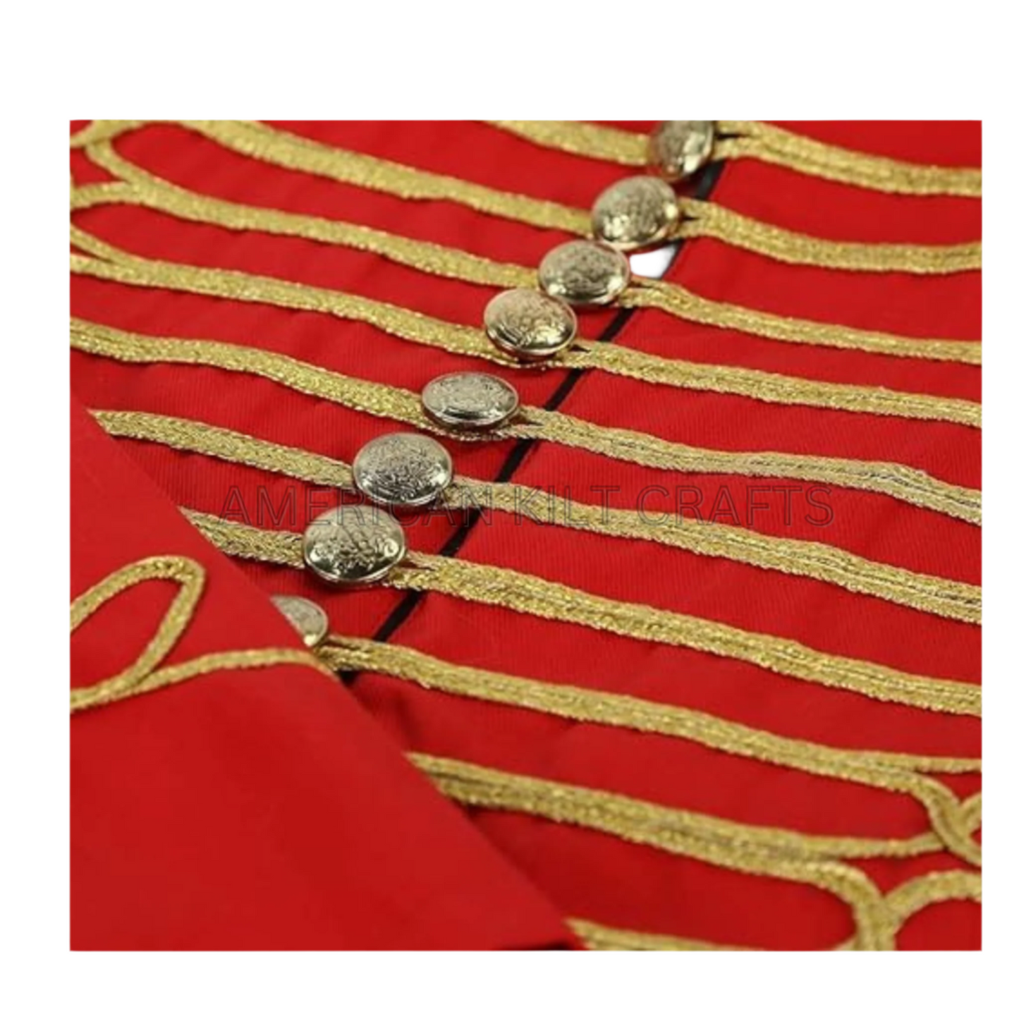 New Traditional Scottish Men’s Military Drummer Parade Jacket - The Perfect Blend of Tradition and Trend