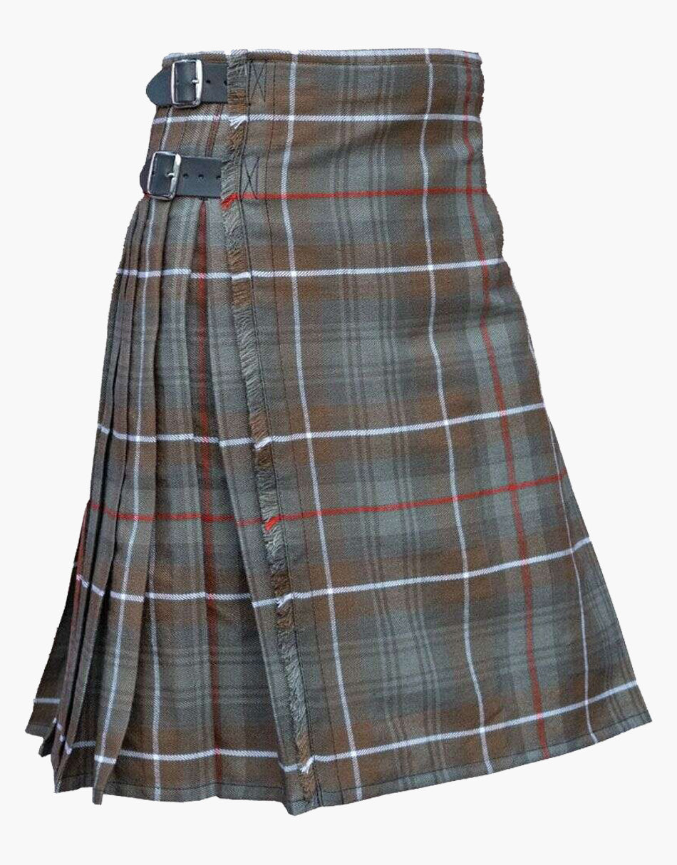Clan MacKenzie Weathered 8 Yard Tartan Kilt for Men
