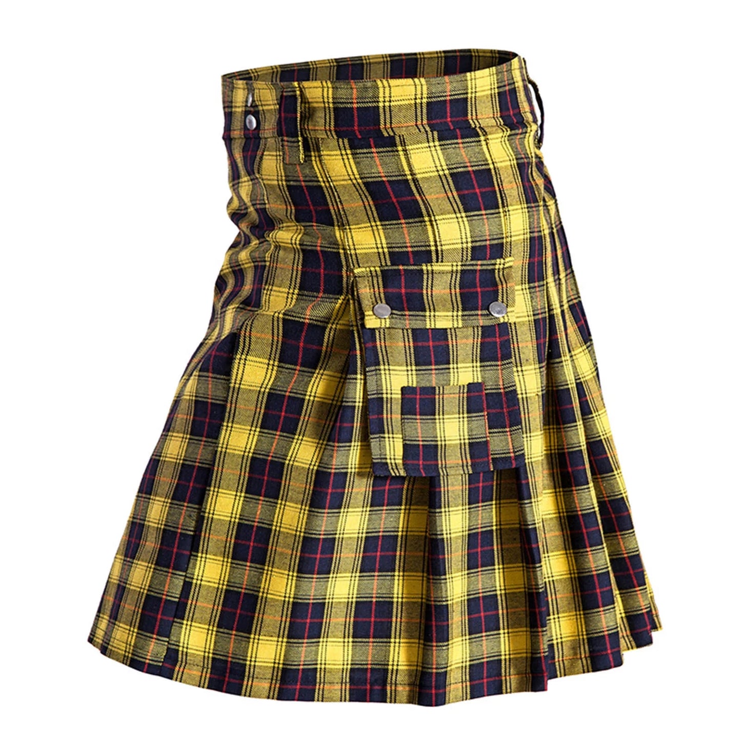 Premium Scottish Men's Traditional Highland Tartan Kilt Modern Utility Kilt - Made to order