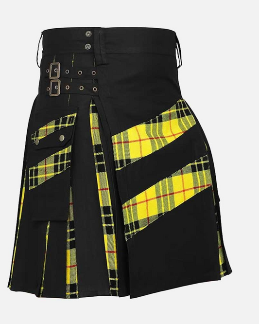 Premium Scottish Modern Hybrid Cotton & Tartan Wedding Kilt - Made to Order