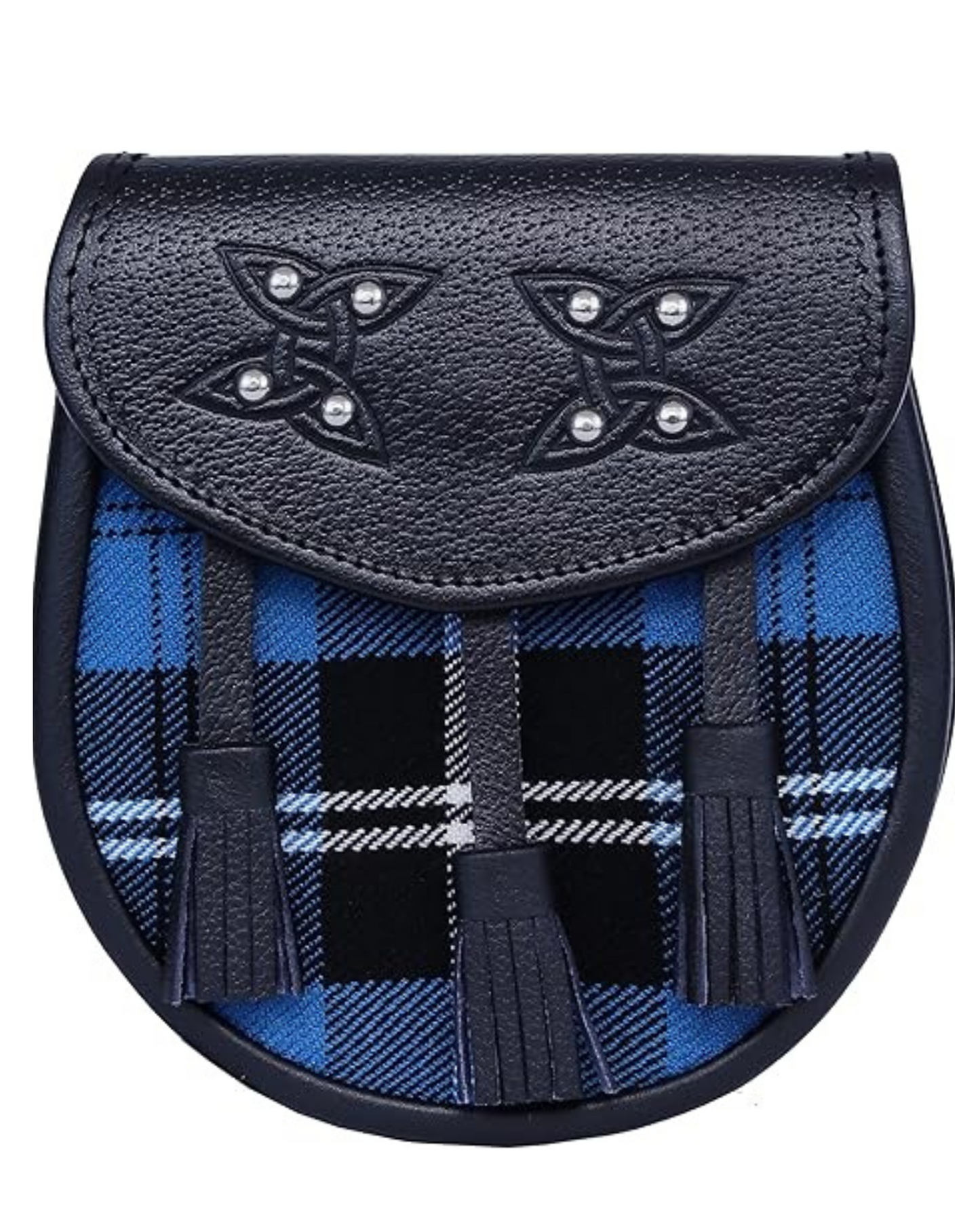 Scottish Premium Quality Leather Tartan Sporran - A Kilt-astic Accessory