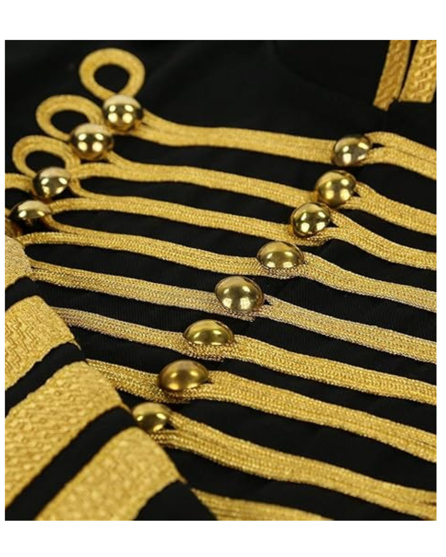 Men's Hussar Parade Steampunk Gothic Jacket - The Epitome of Hussar Grandeur