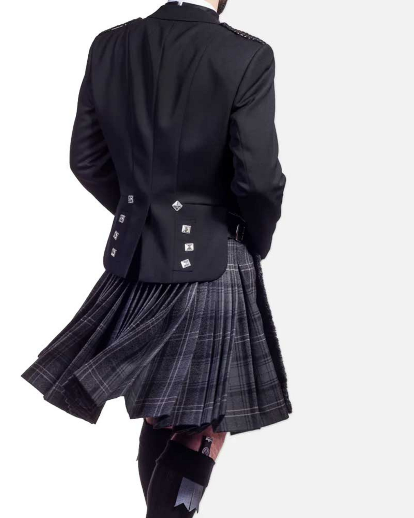 Premium Granite Clan Prince Charlie Kilt Outfit - Exquisitely Crafted