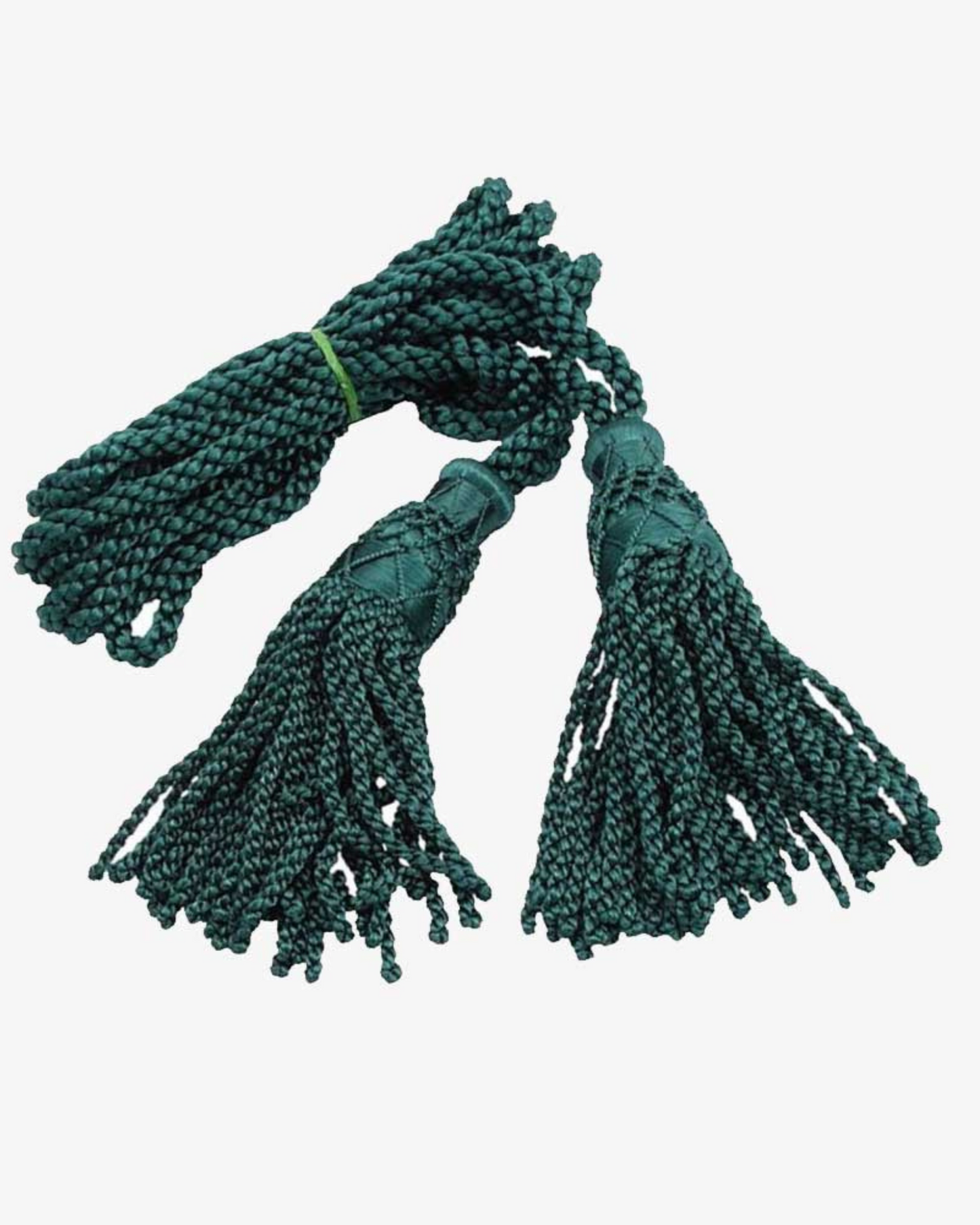 Premium Quality Botte Green Silk Bagpipe Cords - High-Quality Bagpipe Cords