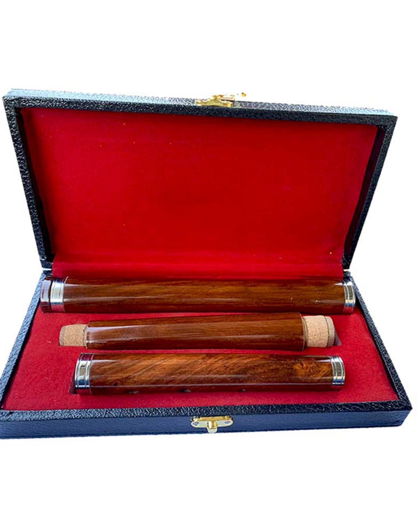 Premium 3 Parts Rosewood Flute with Traditional Scottish Black Finish