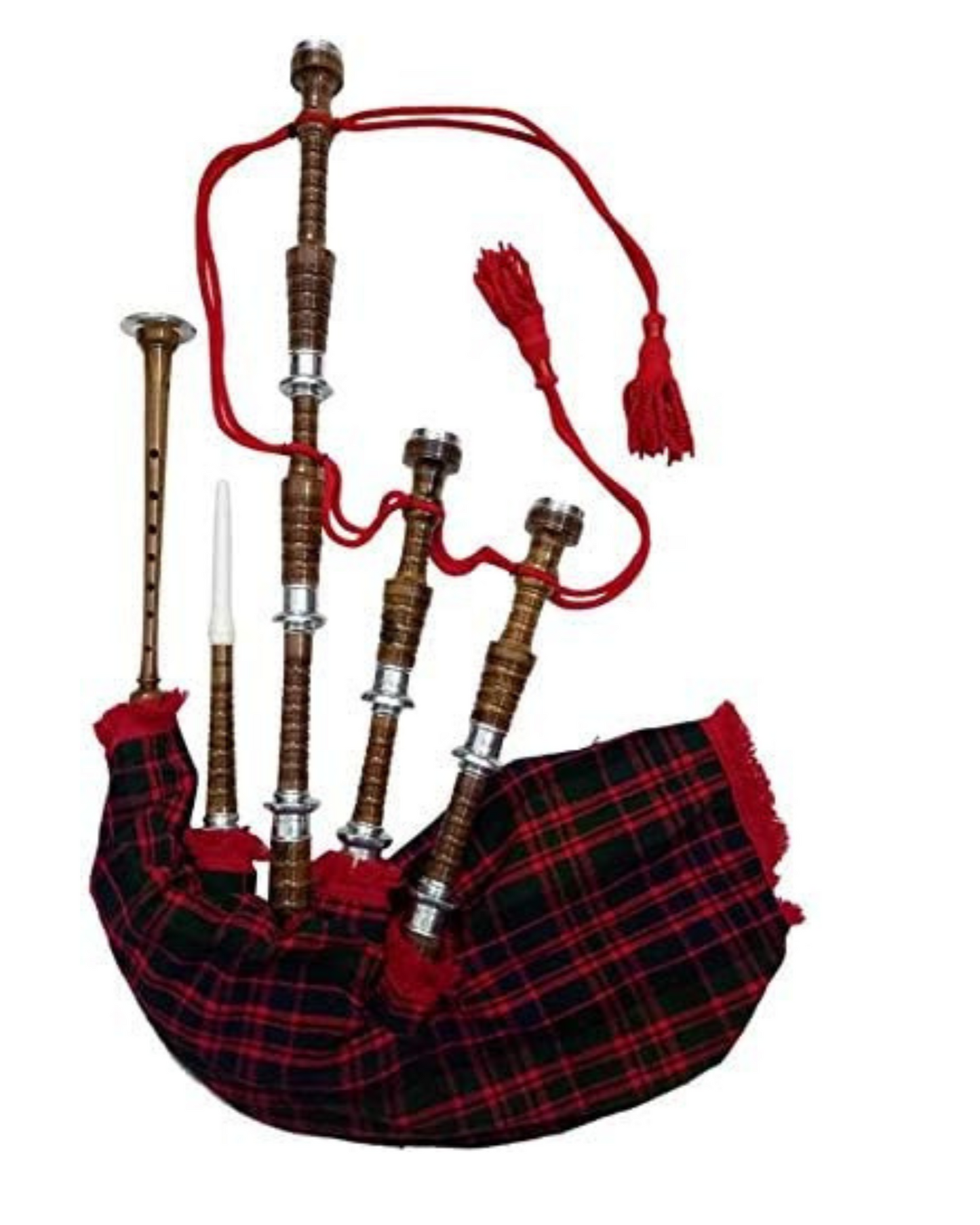 Scottish MacDonald Brown Great Highland Bagpipe - Where Tradition Meets Innovation