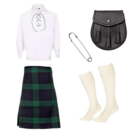 Custom Made Casual Kilt Outfit For Men - Invest in Timeless Highland Style