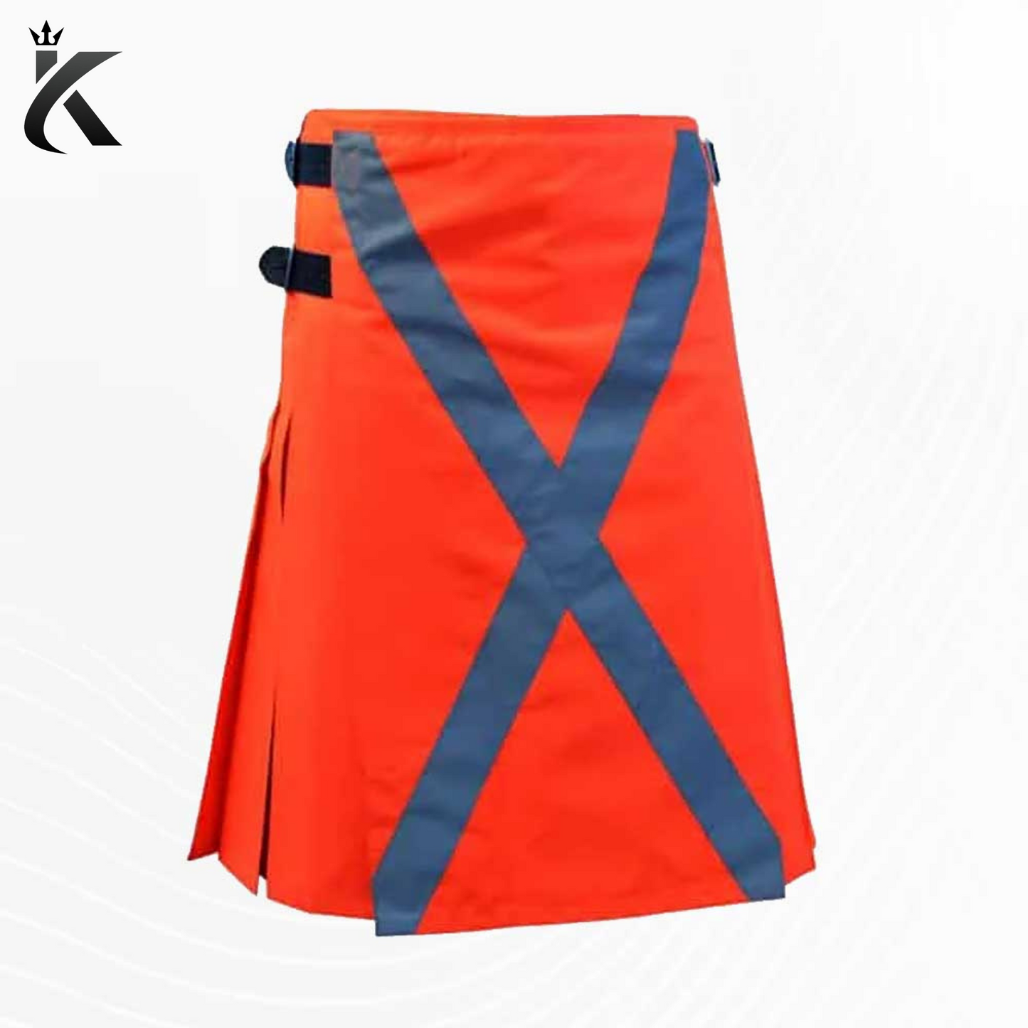 Premium Scottish Fireman Traditional Firefighter Utility Kilt - Elevated