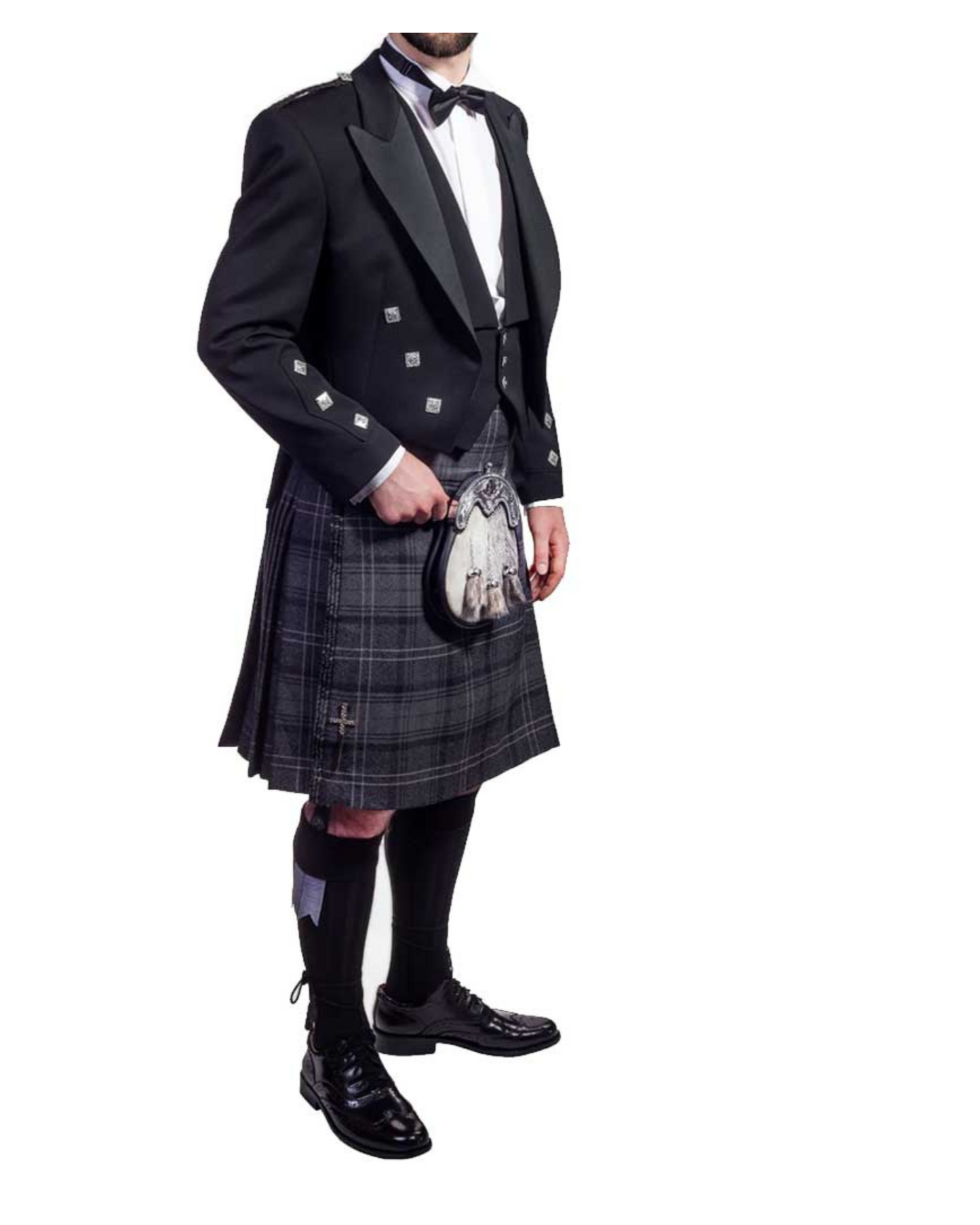Premium Granite Clan Prince Charlie Kilt Outfit - Exquisitely Crafted