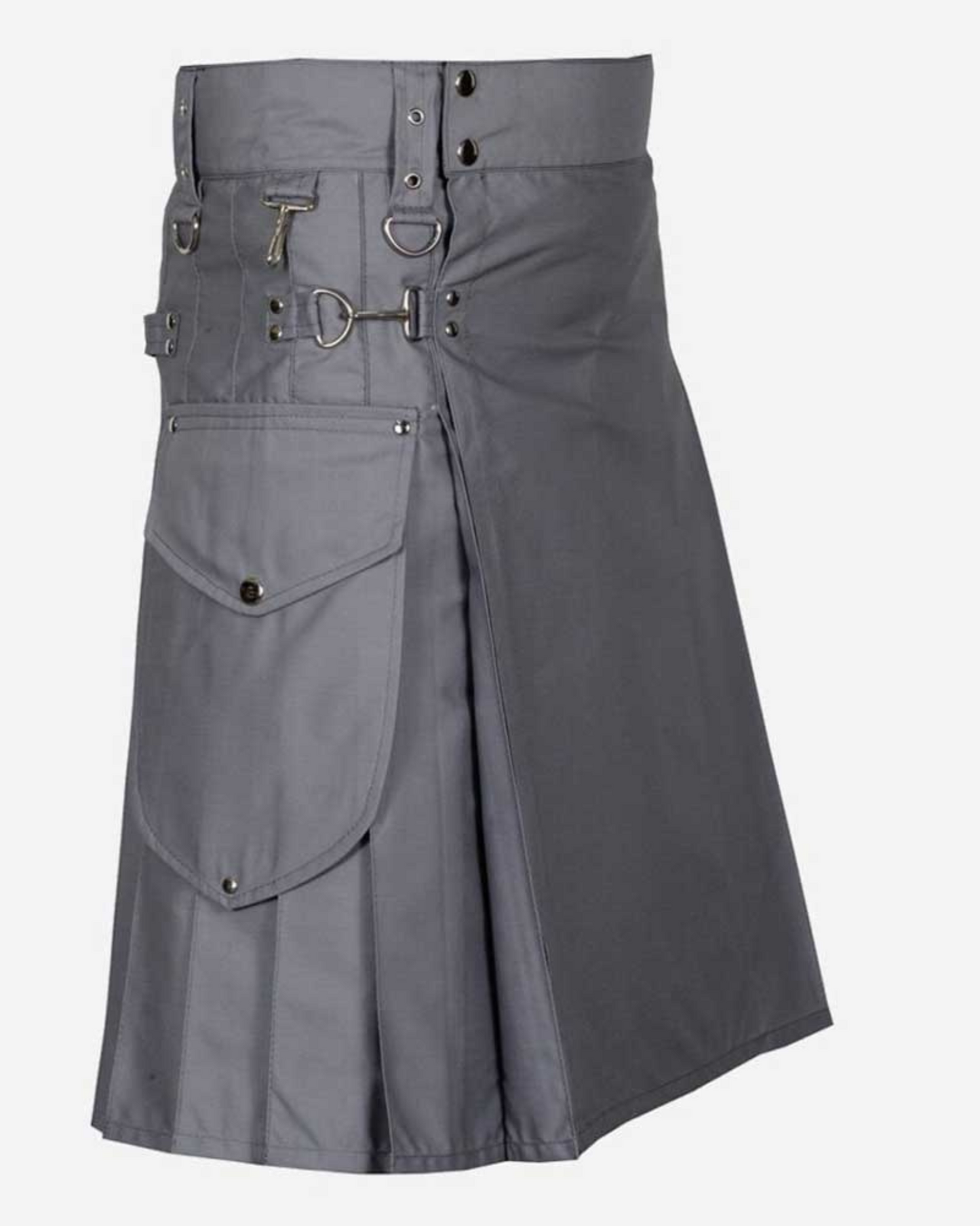 Handmade Scottish Modern Utility Kilt With Cargo Pockets - One Kilt, Endless Possibilities