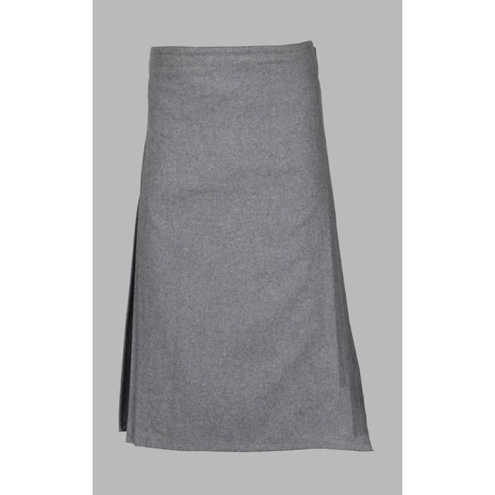 Premium Light Grey Kilt - Sophisticated Elegance in Every Pleat - American Kilt Crafts
