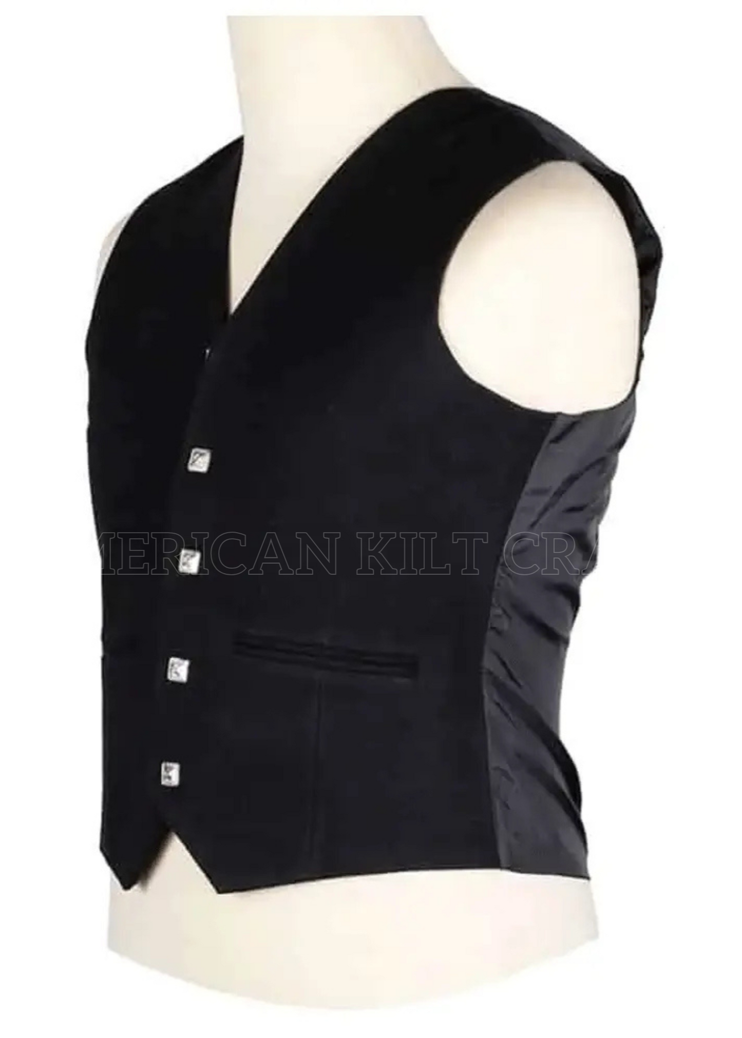 Premium Argyle Five Buttons Vest - A Touch of Scottish Elegance