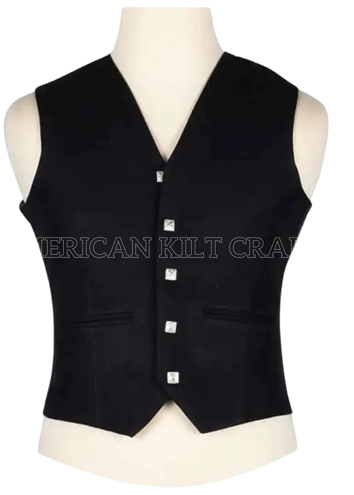 Premium Argyle Five Buttons Vest - A Touch of Scottish Elegance