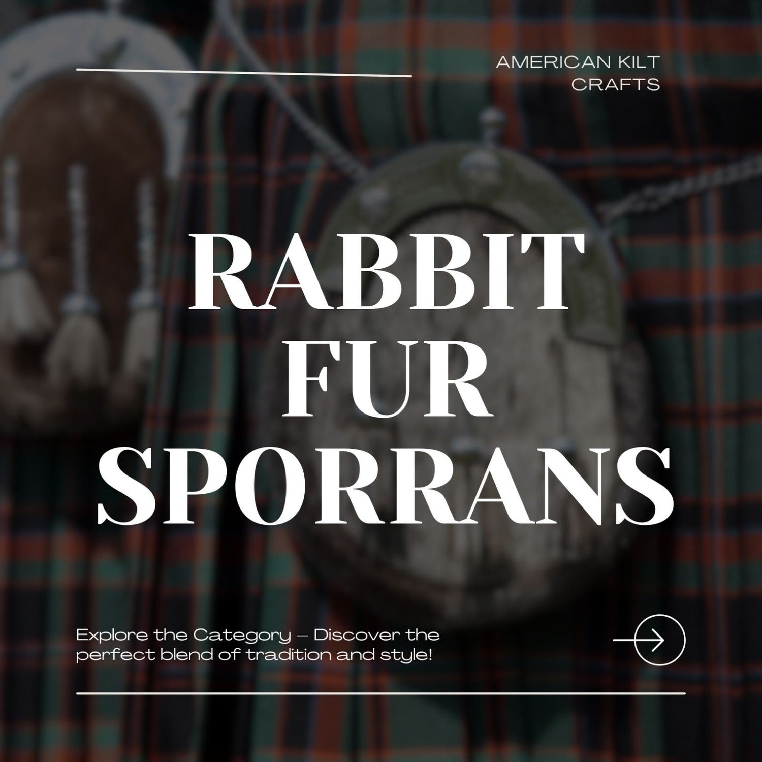 Rabbit Fur Sporrans