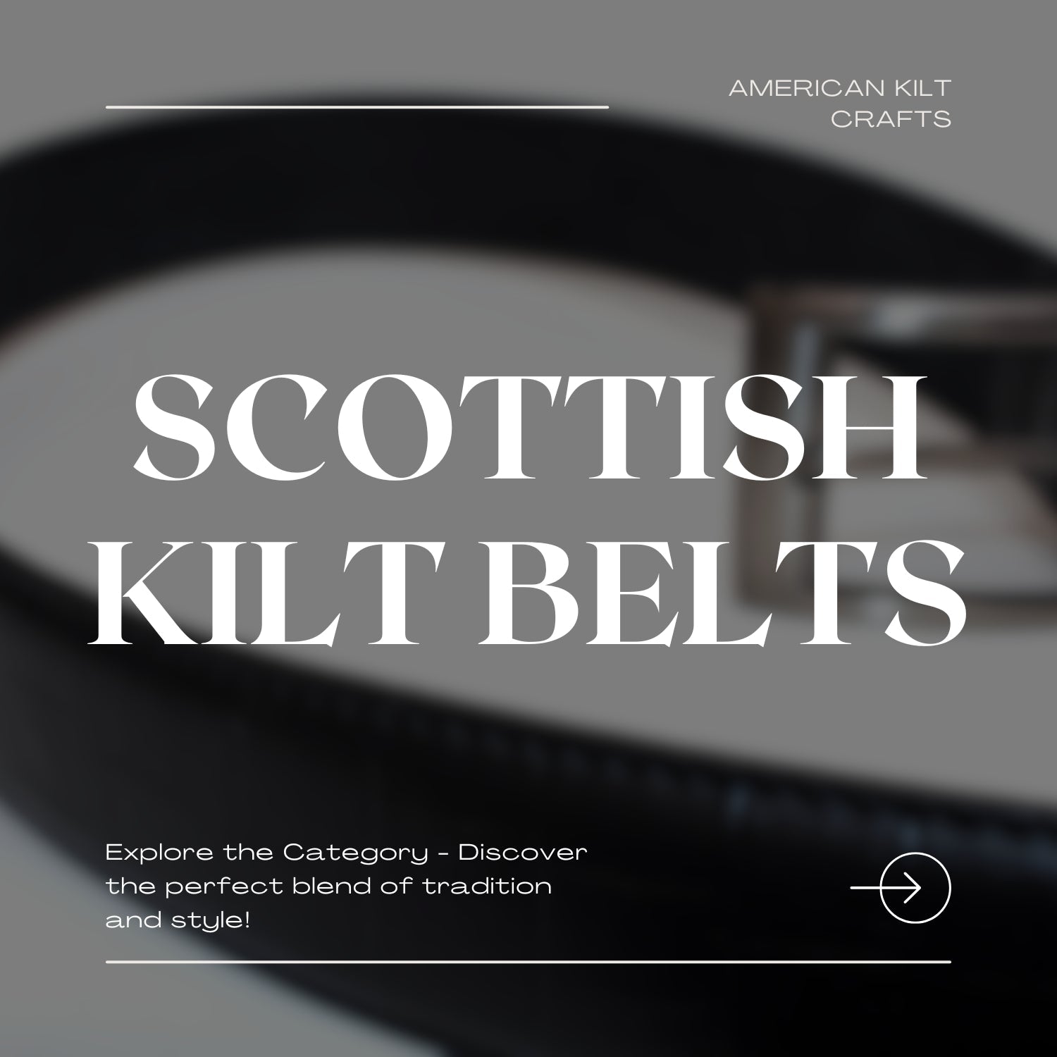 Scottish Kilt Belts