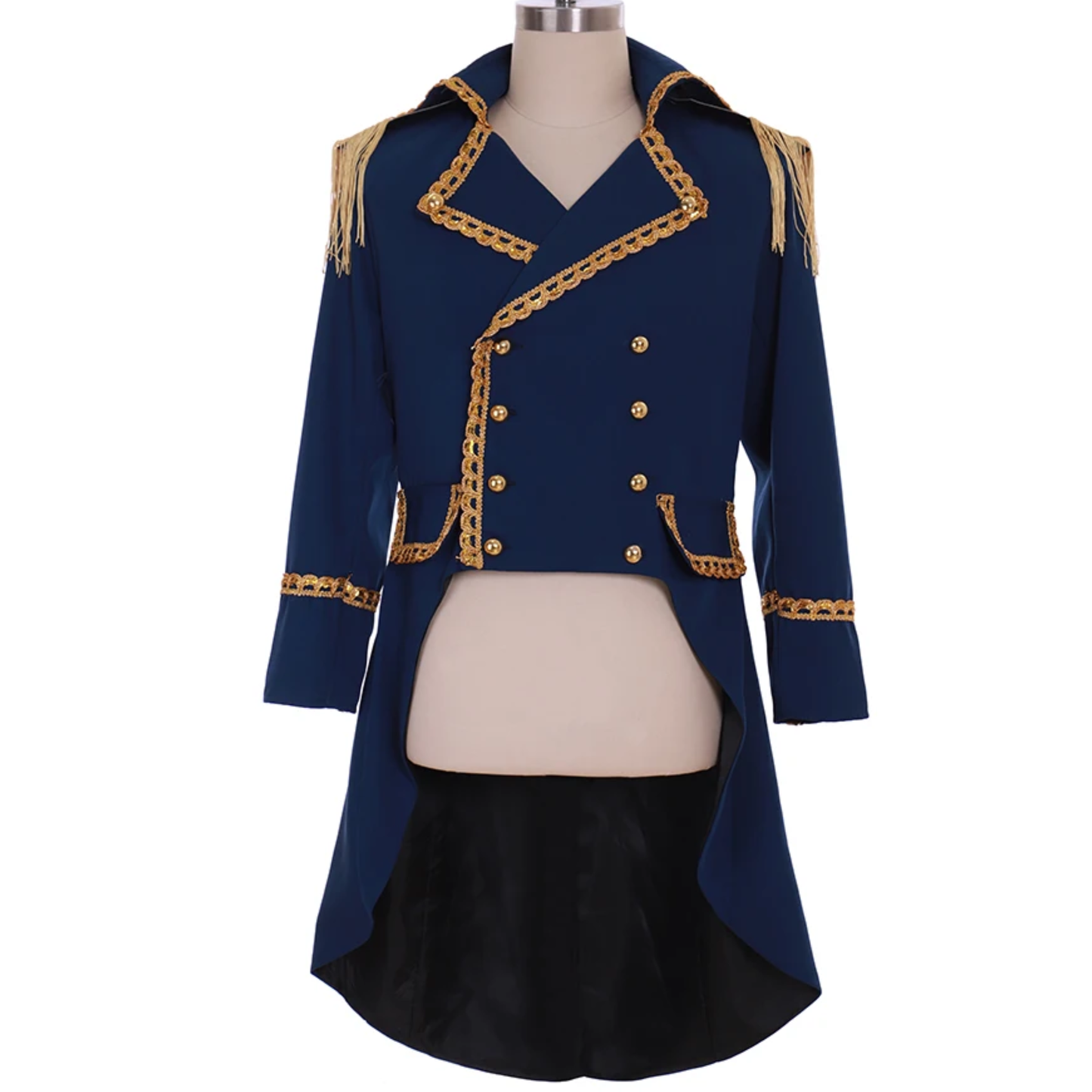 Men's Hamilton Inspired Colonial Tailcoat | Historical Officer Military Jacket