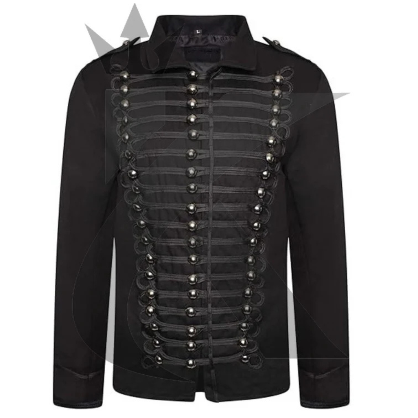 Men’s Military Parade Jacket – Gothic Steampunk Hussar Band Coat
