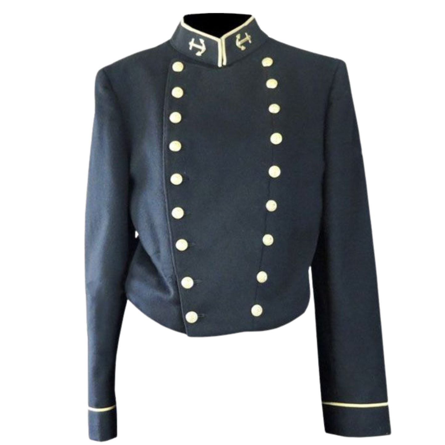 Men's US Navy Vintage 1960s Naval Jacket | Double-Breasted Military Uniform Coat