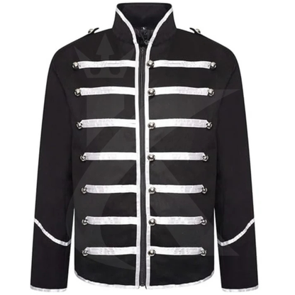 Men’s Military Parade Jacket – Gothic Steampunk Band Leader Coat