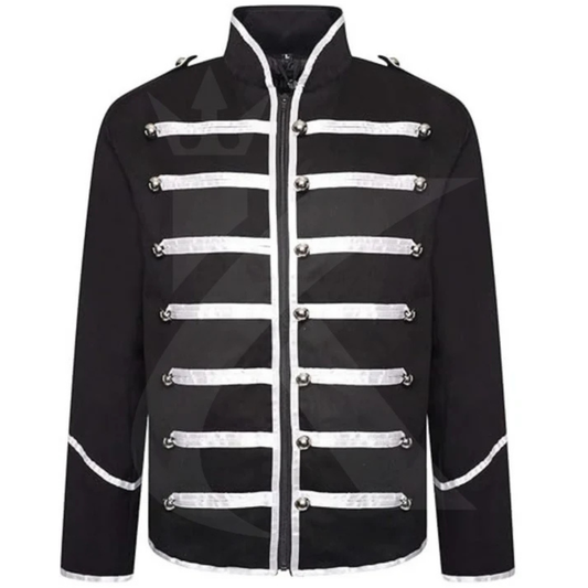 Men’s Military Parade Jacket – Gothic Steampunk Band Leader Coat