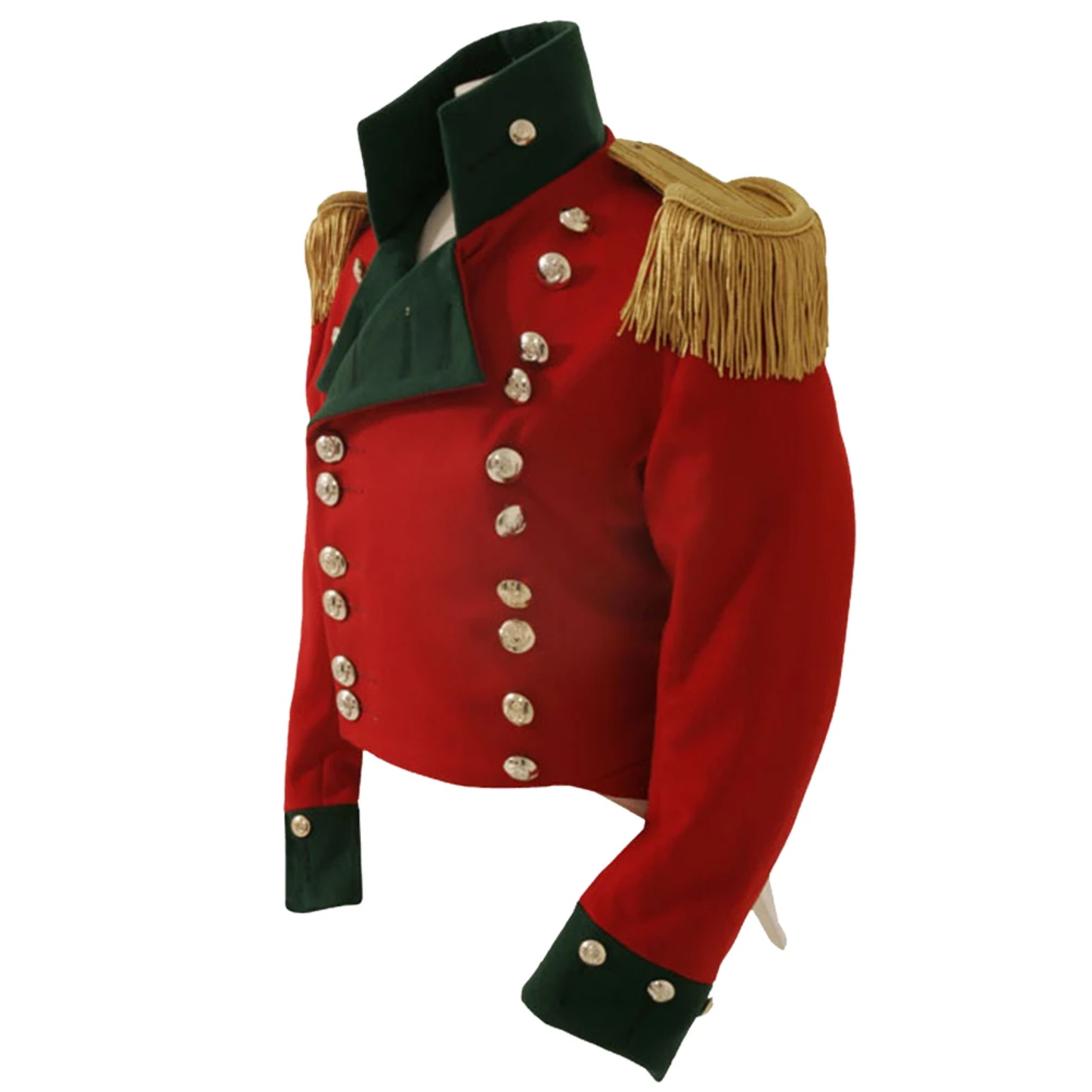 Men's Red Victorian Military Cosplay Jacket-Medieval cosplay costume