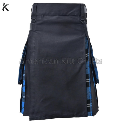 Custom Ramsey Blue Hybrid Kilt – Made for Comfort & Style