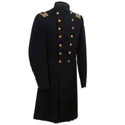 Men's Victorian Military Frock Coat-Historical 19th Century Stage Uniform