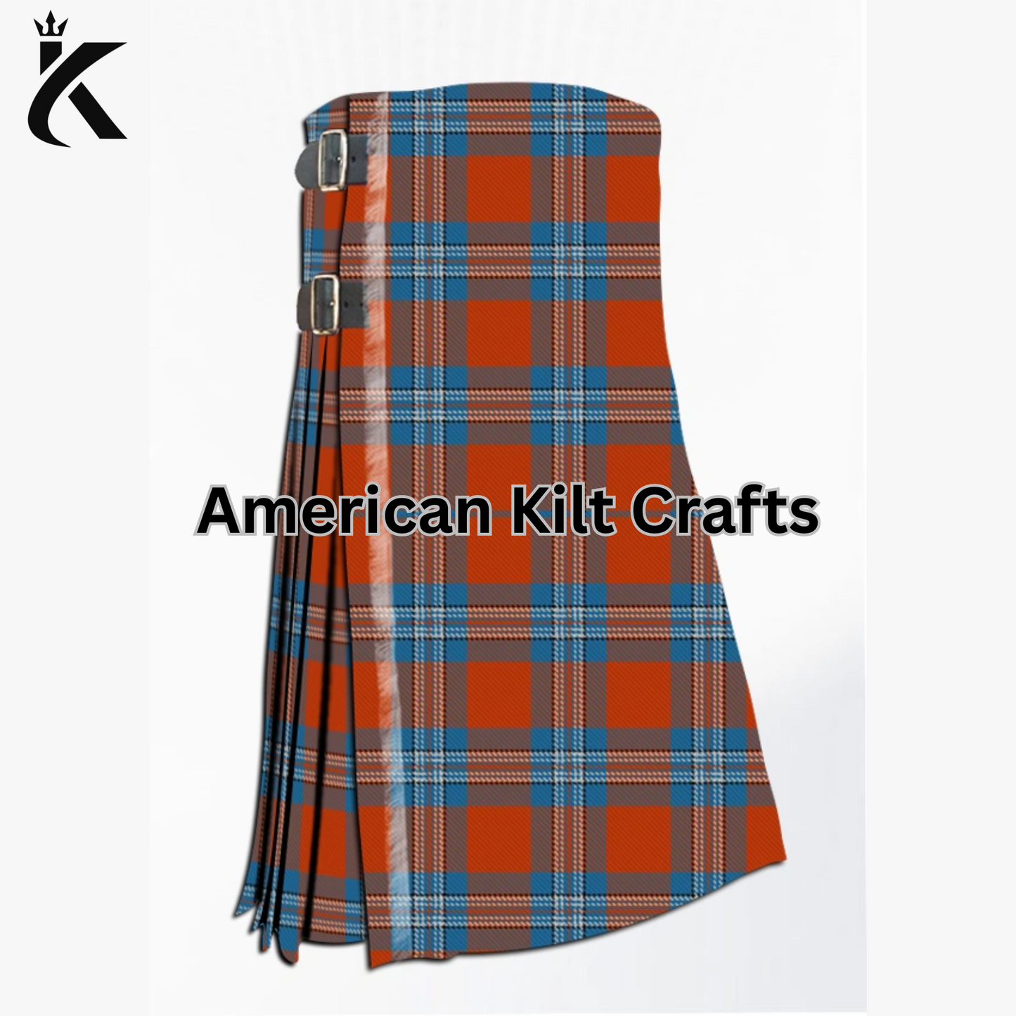 Irn Bru Tartan Kilt – Custom Made 8 Yard Kilt