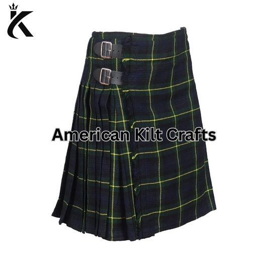 Scottish Handmade Gordon Modern Tartan Kilt – 16oz Heavyweight